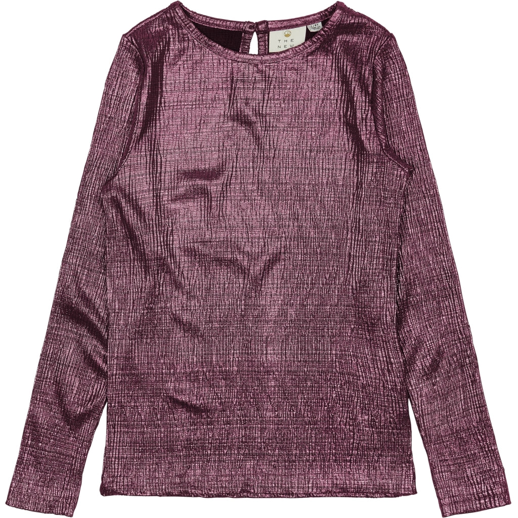 THE NEW TNPrudence Langærmet Plisseret Bluse Langærmet bluse Ibis Rose