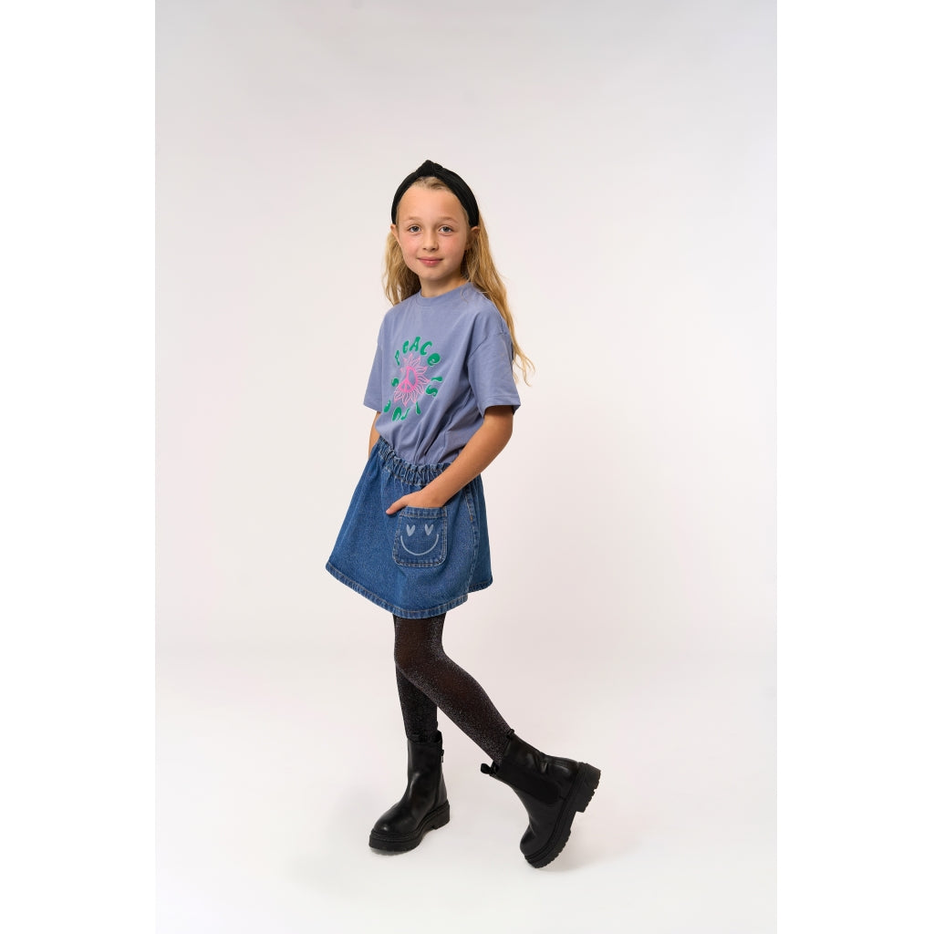 THE NEW TNPurity Denim Nederdel Nederdel Medium Blue Denim