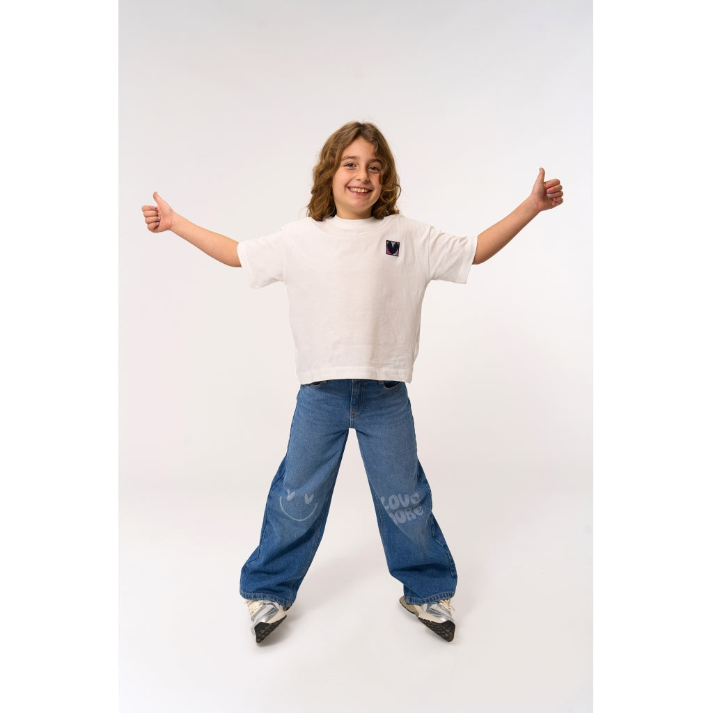 THE NEW TNPurity Wide Jeans Jeans Medium Blue Denim