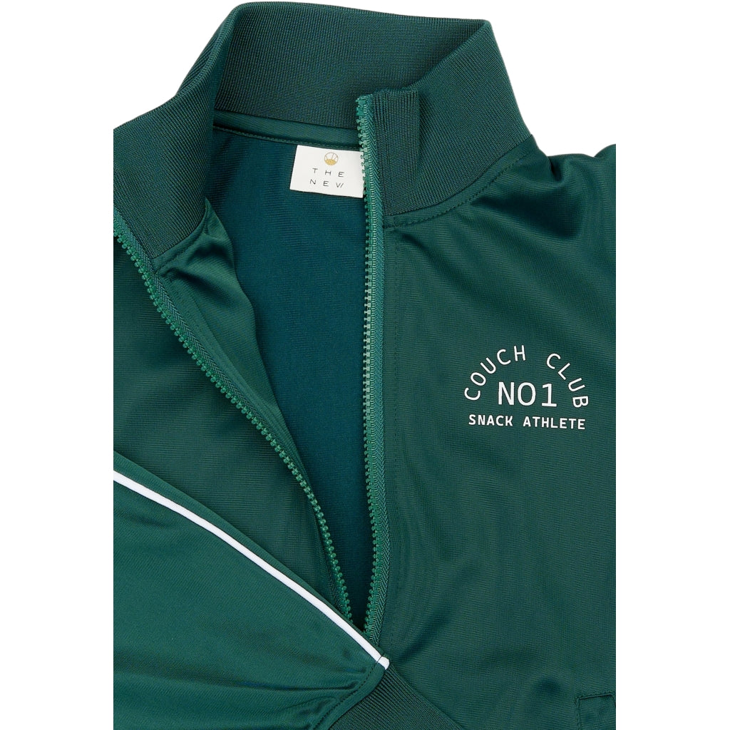 THE NEW TNRalph Zip Cardigan Sweatshirt Deep Teal