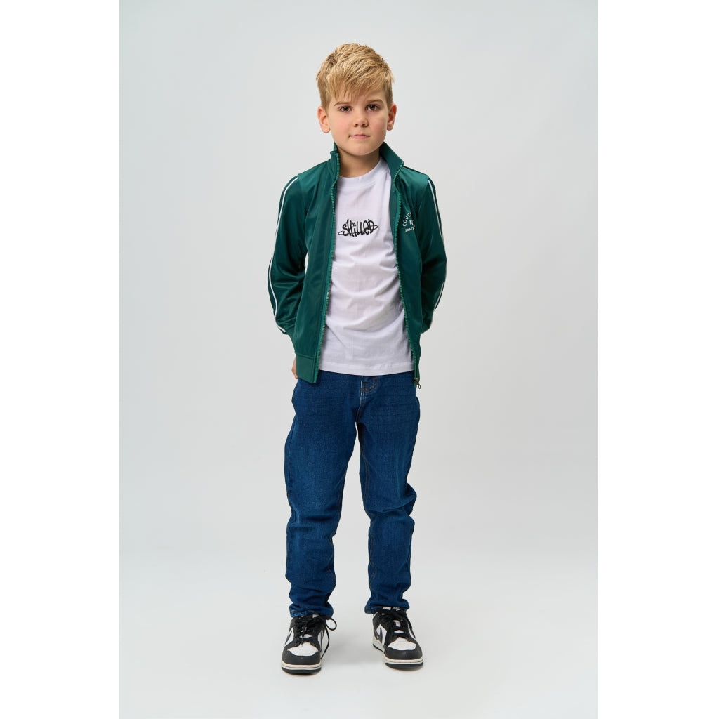 THE NEW TNRalph Zip Cardigan Sweatshirt Deep Teal