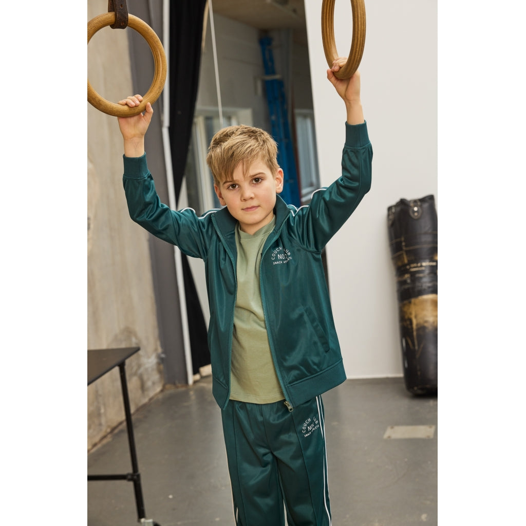 THE NEW TNRalph Zip Cardigan Sweatshirt Deep Teal