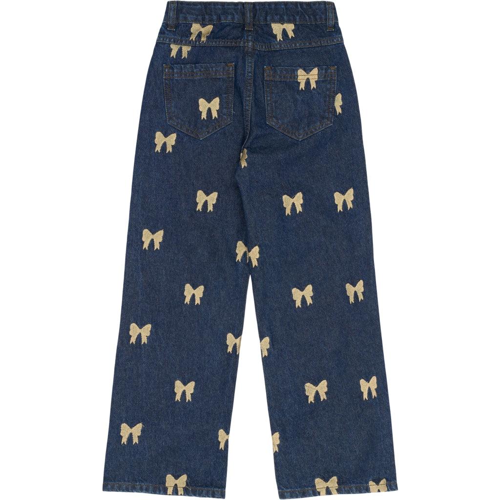 THE NEW TNRaquel Wide Jeans Jeans Medium Blue Denim AOP
