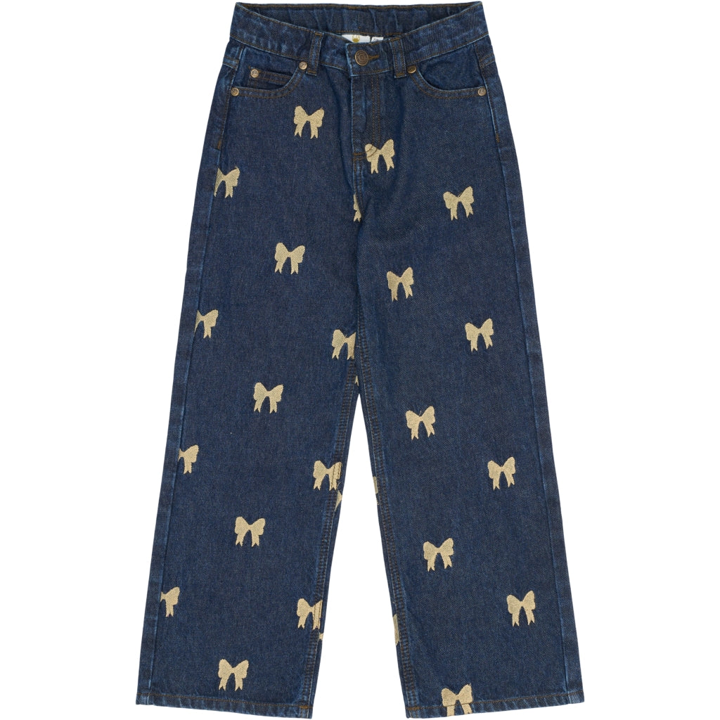 THE NEW TNRaquel Wide Jeans Jeans Medium Blue Denim AOP