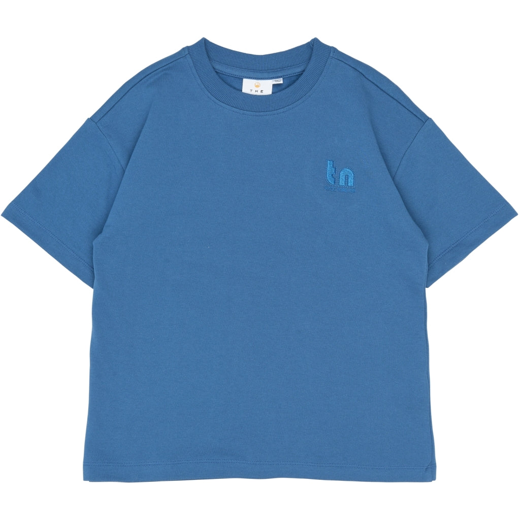 THE NEW TNRasmus Oversize Kortærmet Sweat Bluse T-shirt True Blue