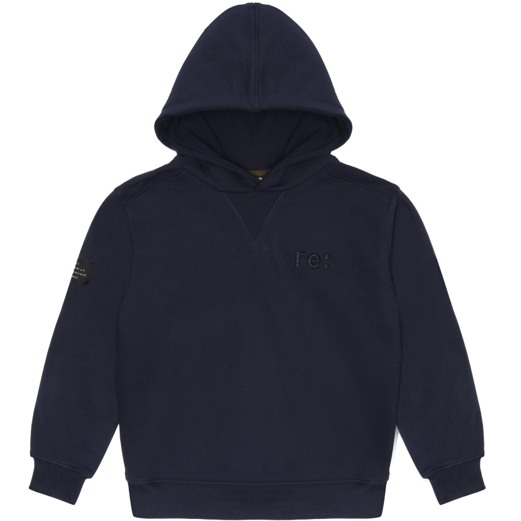 THE NEW TNRe:charge Oversize Hættetrøje Sweatshirt Navy Blazer