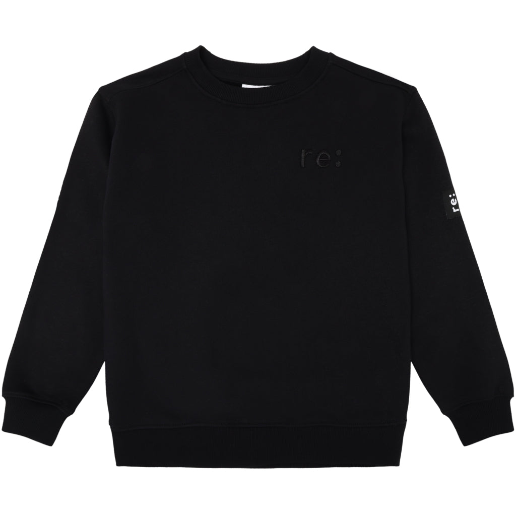 THE NEW TNRe:charge Oversize Sweatshirt Sweatshirt Black Beauty