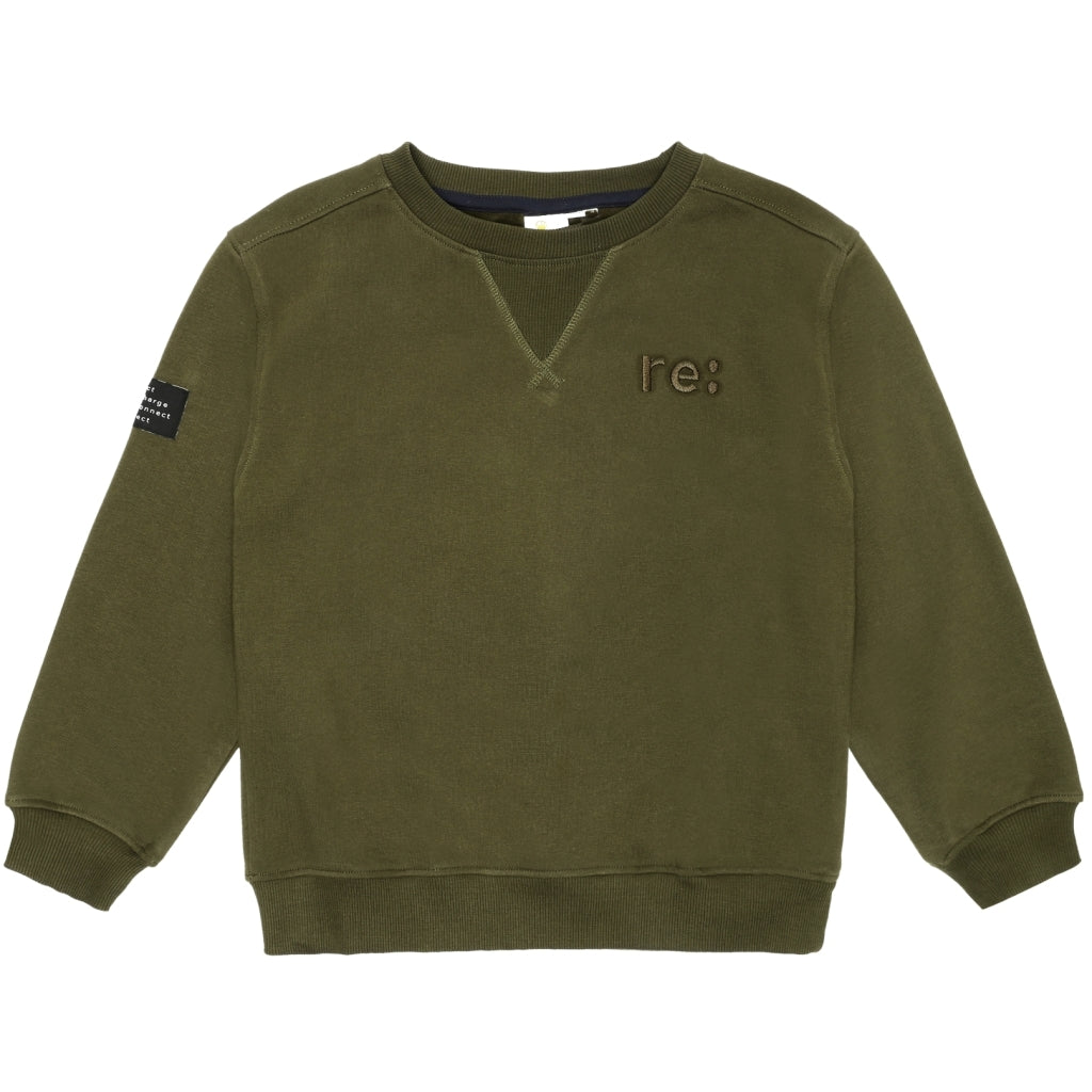 THE NEW TNRe:charge Oversize Sweatshirt Sweatshirt Ivy Green