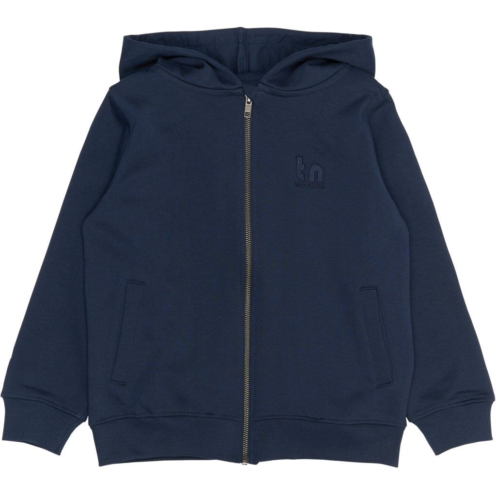THE NEW TNReza Zip Hættetrøje Sweatshirt Navy Blazer