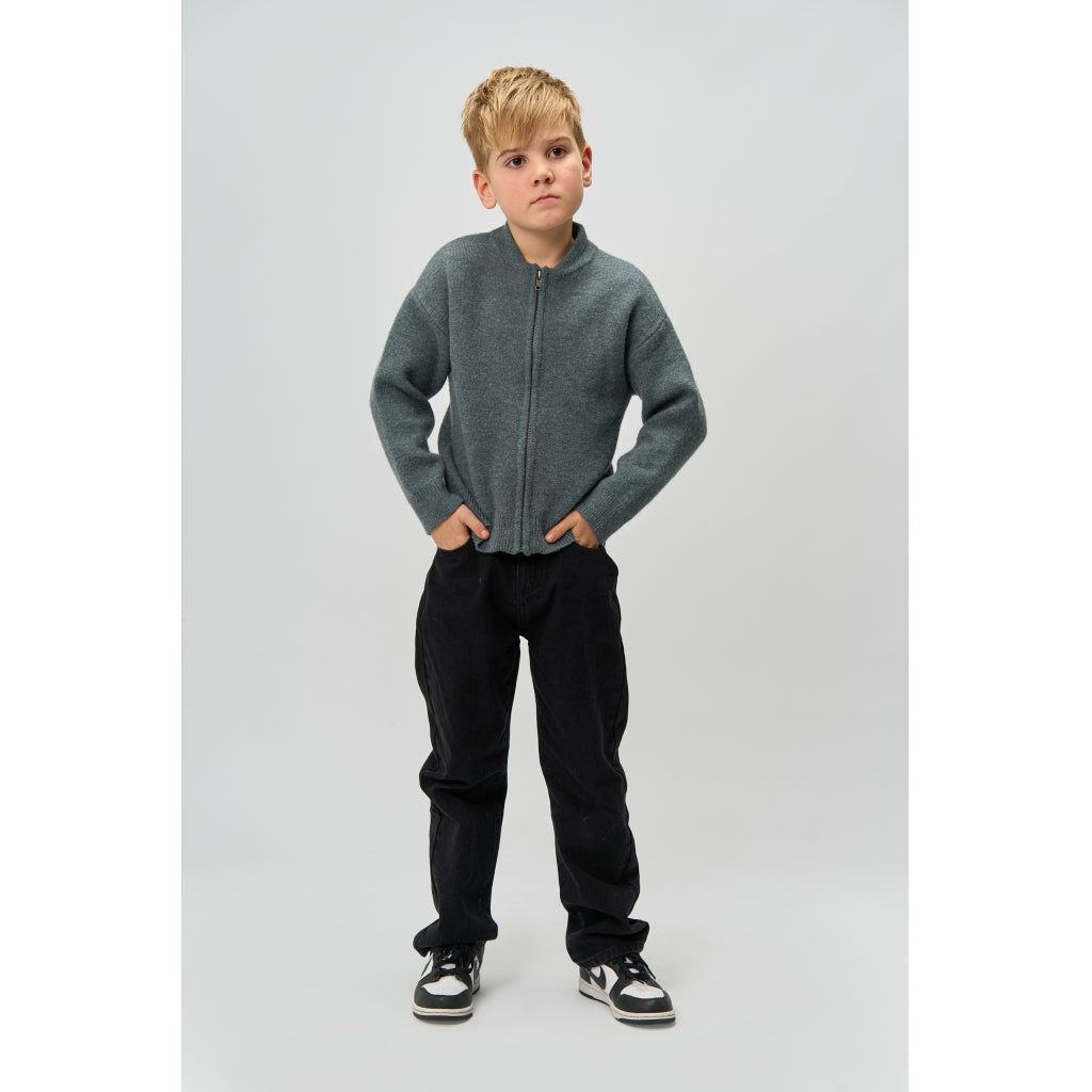 THE NEW TNRolland Strik Cardigan Strik Blue Melange