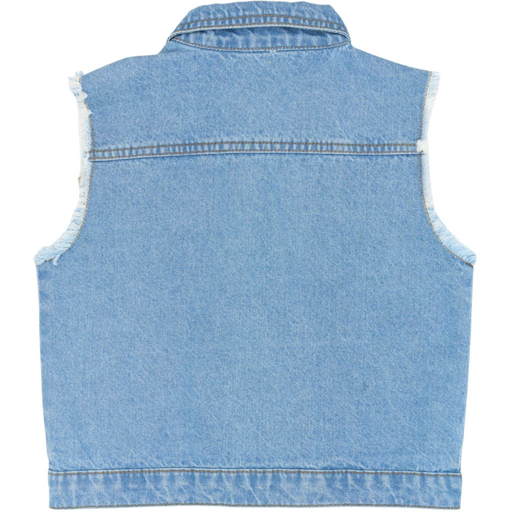 THE NEW TNRomina Denim Vest Vest Light blue denim