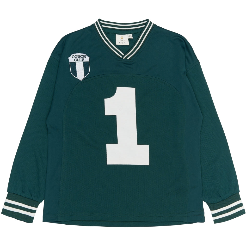 THE NEW TNRooney Oversize Længærmet Bluse Langærmet bluse Deep Teal