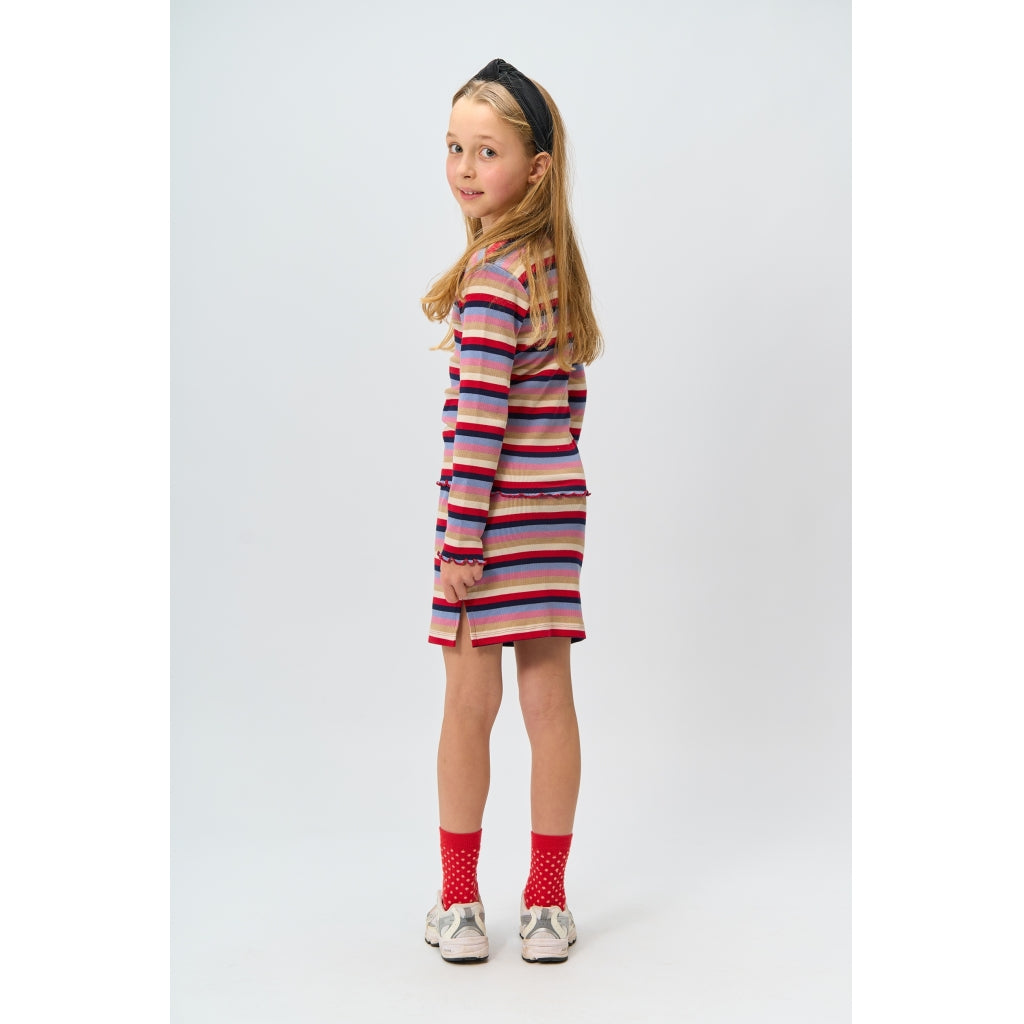 THE NEW TNRosie Rib Nederdel Nederdel Multi Striped
