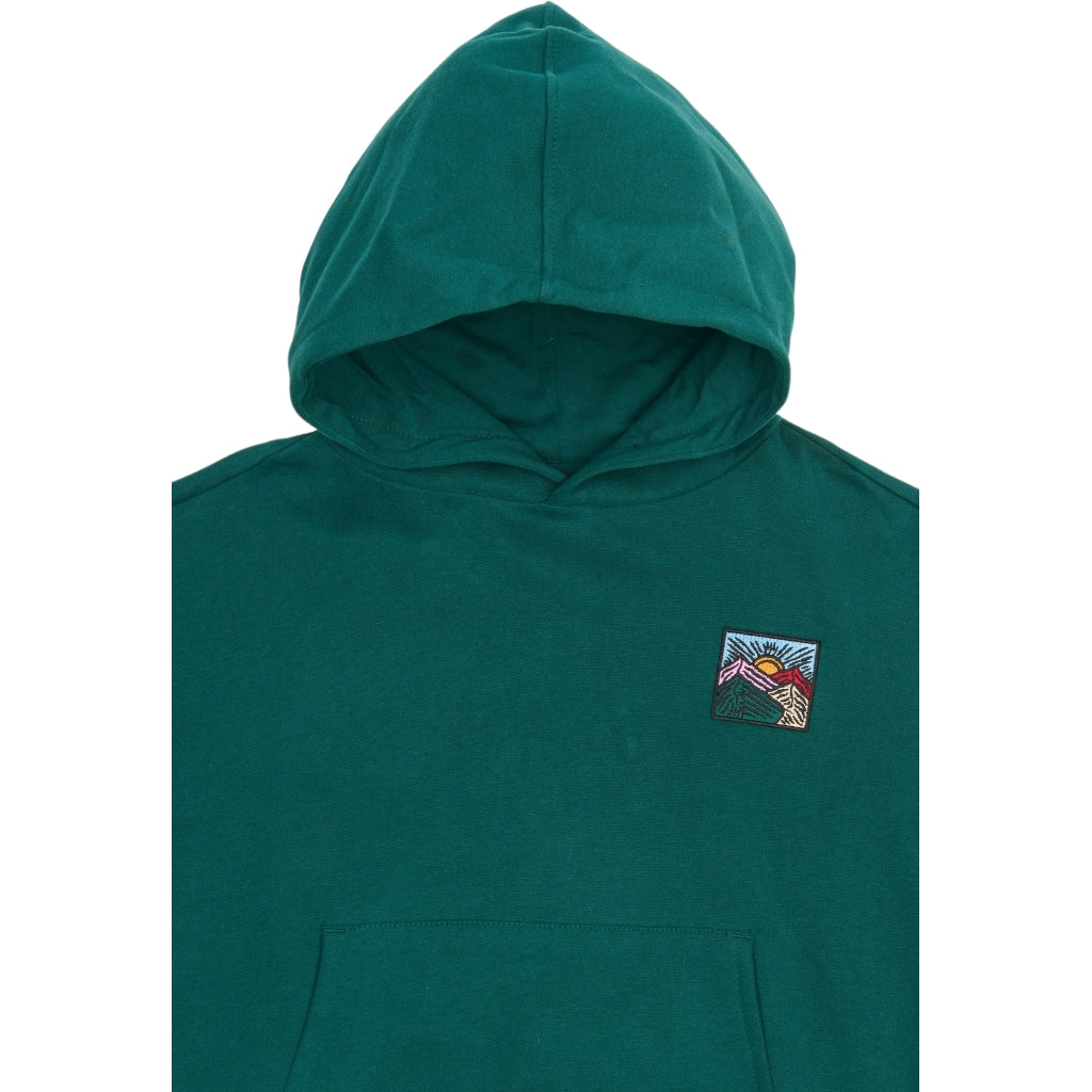 THE NEW TNRowell Oversize Hættetrøje Sweatshirt Deep Teal