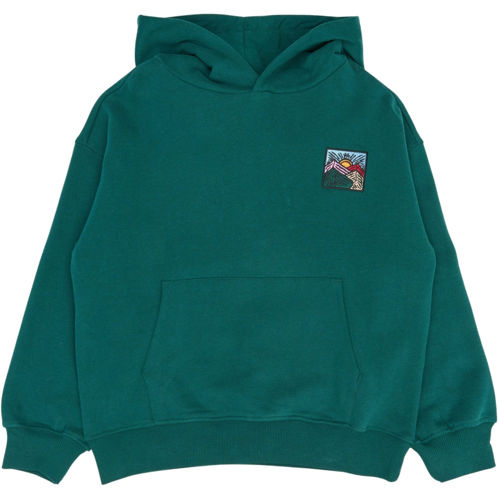 THE NEW TNRowell Oversize Hættetrøje Sweatshirt Deep Teal