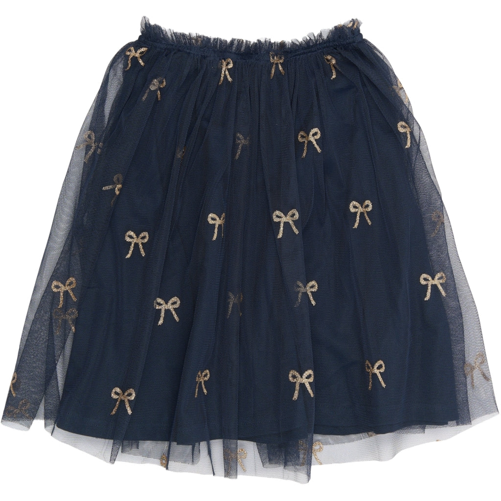 THE NEW TNRudelle Nederdel Nederdel Navy Blazer AOP