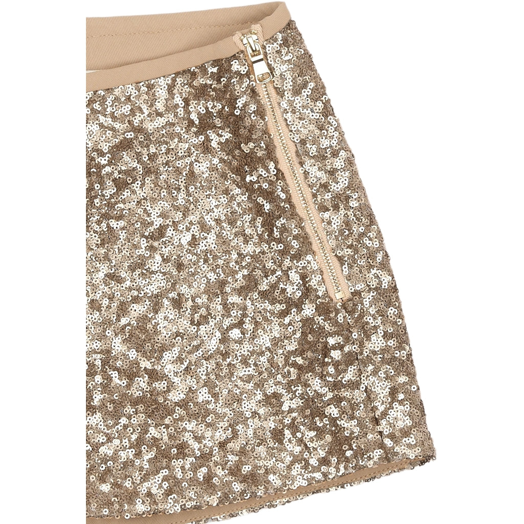THE NEW TNRupa Paillet Shorts Shorts GOLD 