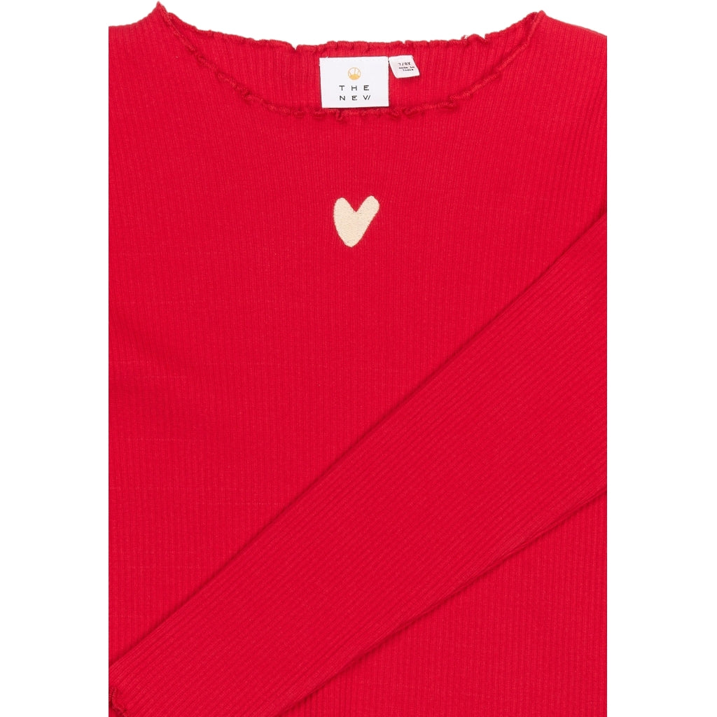 THE NEW TNRya Længærmet Rib Bluse Langærmet bluse Ski Patrol