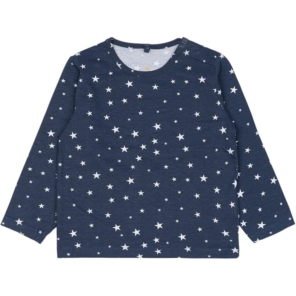 THE NEW SIBLINGS TNSBBaby Boys Basic Langærmet Bluse Multi Pakke Langærmet bluse Multi Color Mood Indigo