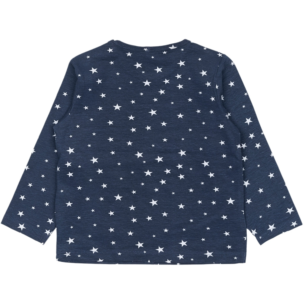 THE NEW SIBLINGS TNSBBaby Boys Basic Langærmet Bluse Multi Pakke Langærmet bluse Multi Color Mood Indigo