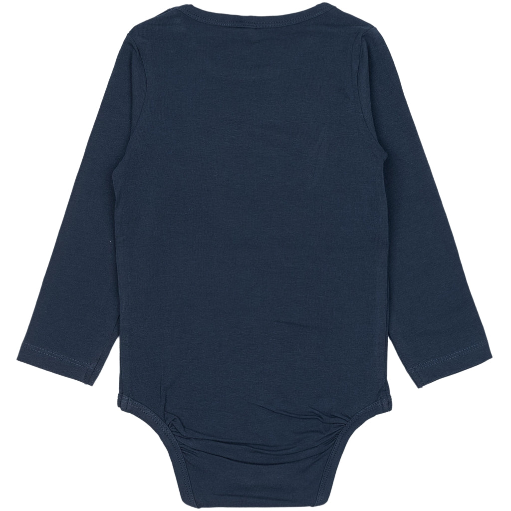THE NEW SIBLINGS TNSBBaby Boys Basic Langærmet Bodystocking Multi Pakke Bodystockings Multi Color Mood Indigo