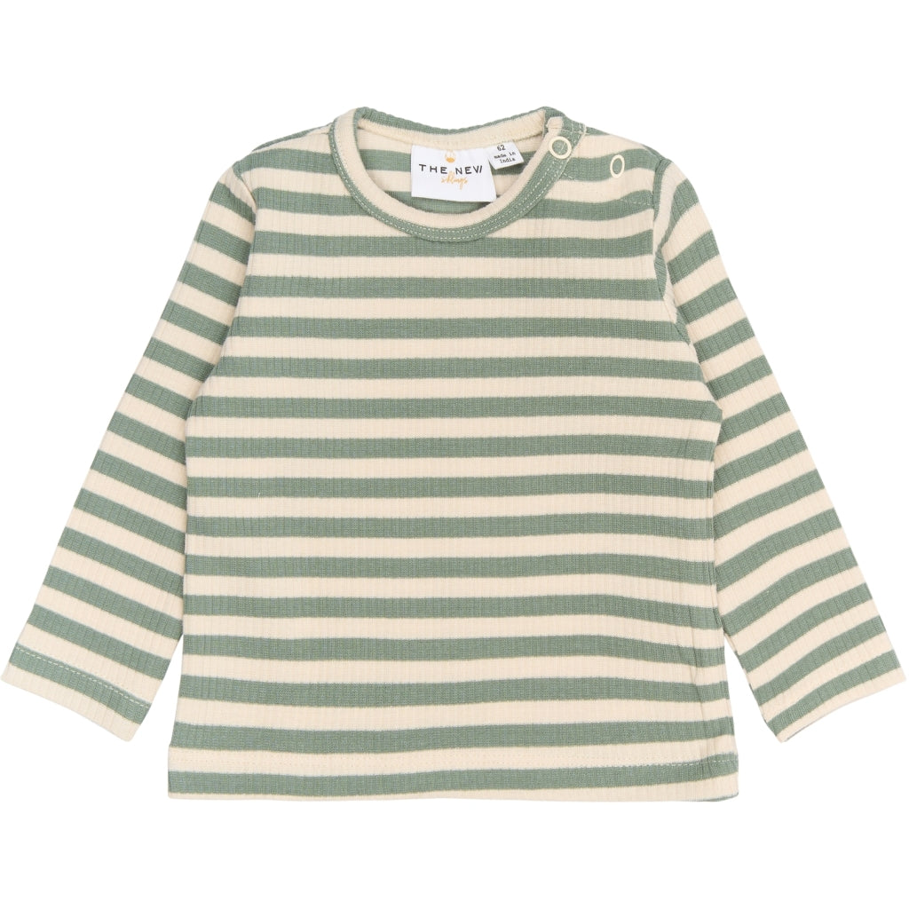 THE NEW SIBLINGS TNSBFro Langærmet Rib Bluse Langærmet bluse Lily Pad Striped