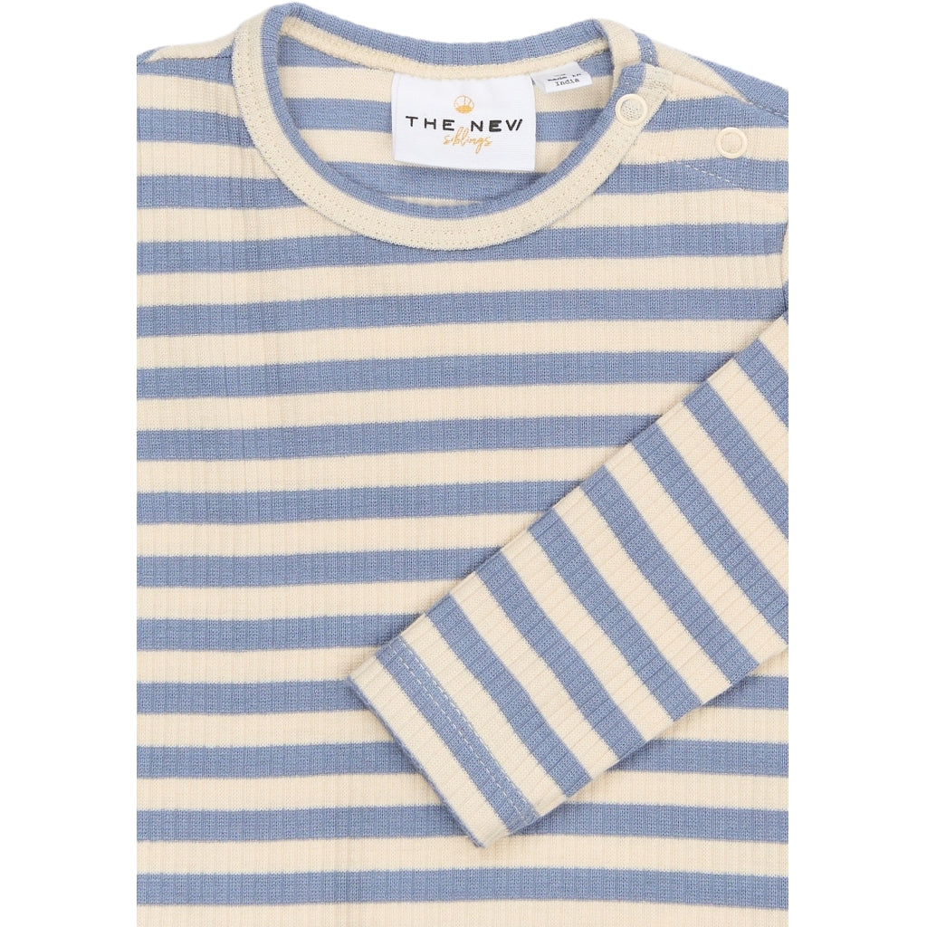 THE NEW SIBLINGS TNSBFro Langærmet Rib Bluse Langærmet bluse Tempest Striped