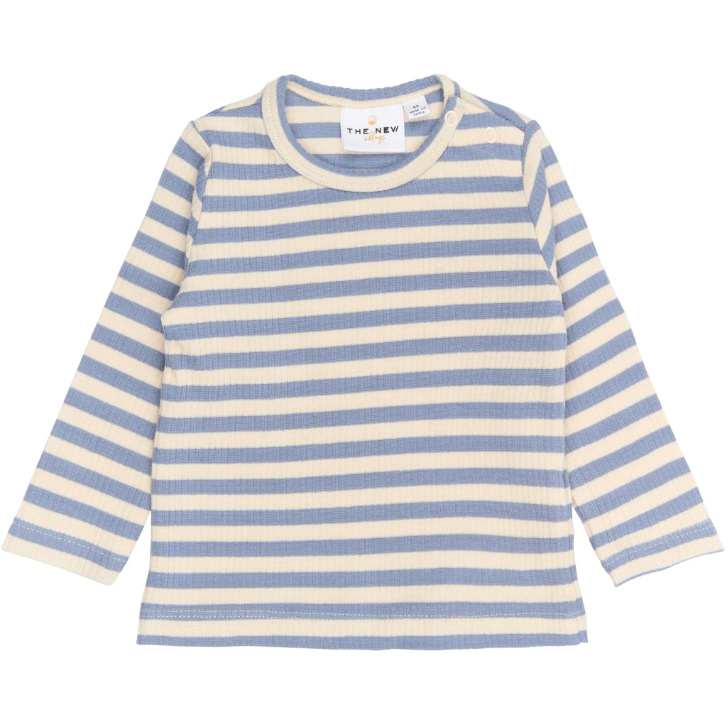 THE NEW SIBLINGS TNSBFro Langærmet Rib Bluse Langærmet bluse Tempest Striped