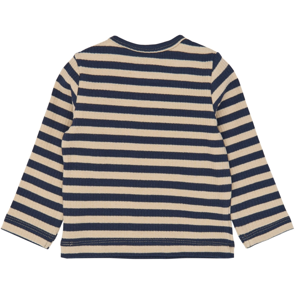 THE NEW SIBLINGS TNSBFro Langærmet rib T-shirt Langærmet bluse Navy Blazer Striped