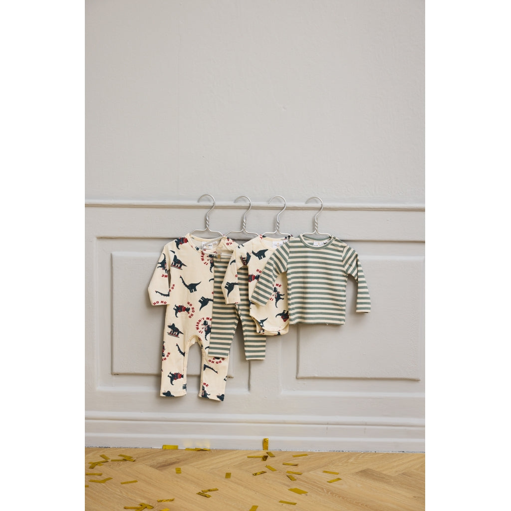 THE NEW SIBLINGS TNSBFro Rib Leggings Leggings Lily Pad Striped