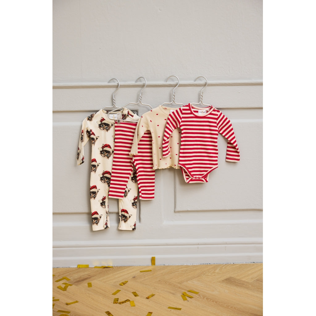 THE NEW SIBLINGS TNSBFro Rib Leggings Leggings Ski Patrol Striped