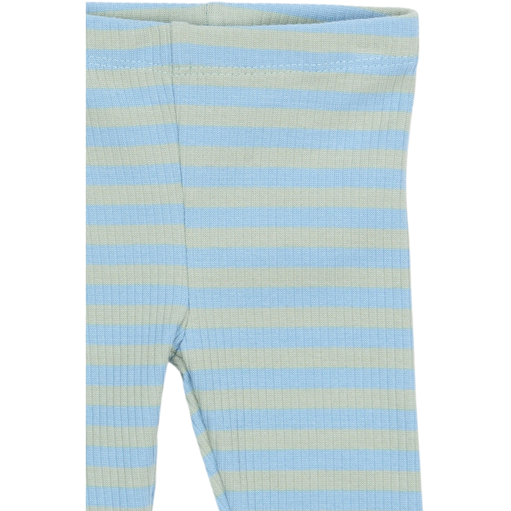 THE NEW SIBLINGS TNSBFro Rib Leggings Leggings Forever Blue Striped
