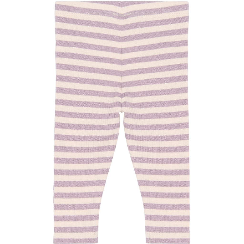THE NEW SIBLINGS TNSBFro Rib Leggings Leggings Sea Fog Striped