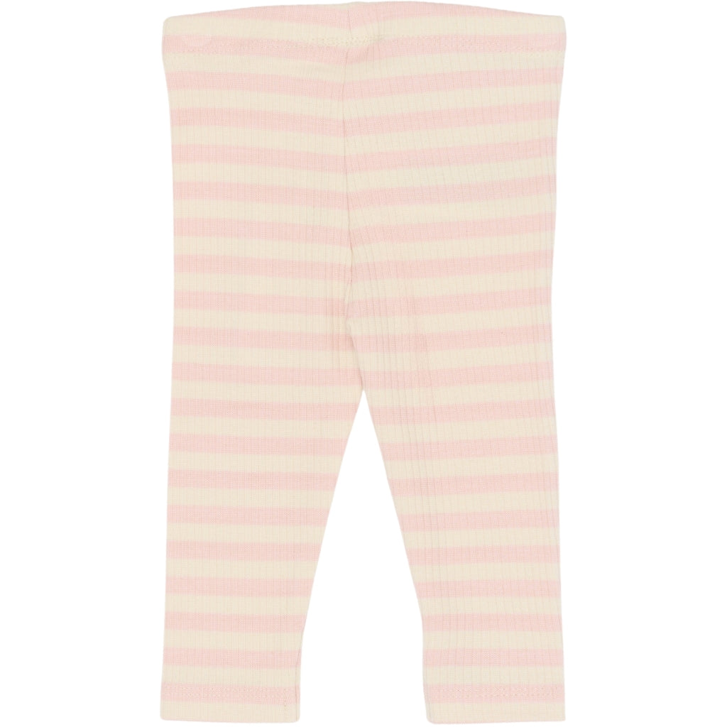 THE NEW SIBLINGS TNSBFro Rib Leggings Leggings Peach Whip Striped