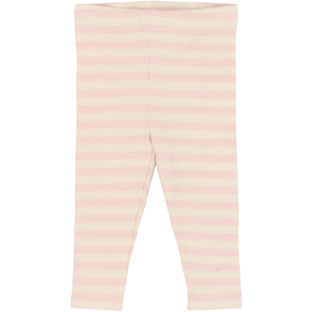 THE NEW SIBLINGS TNSBFro Rib Leggings Leggings Peach Whip Striped