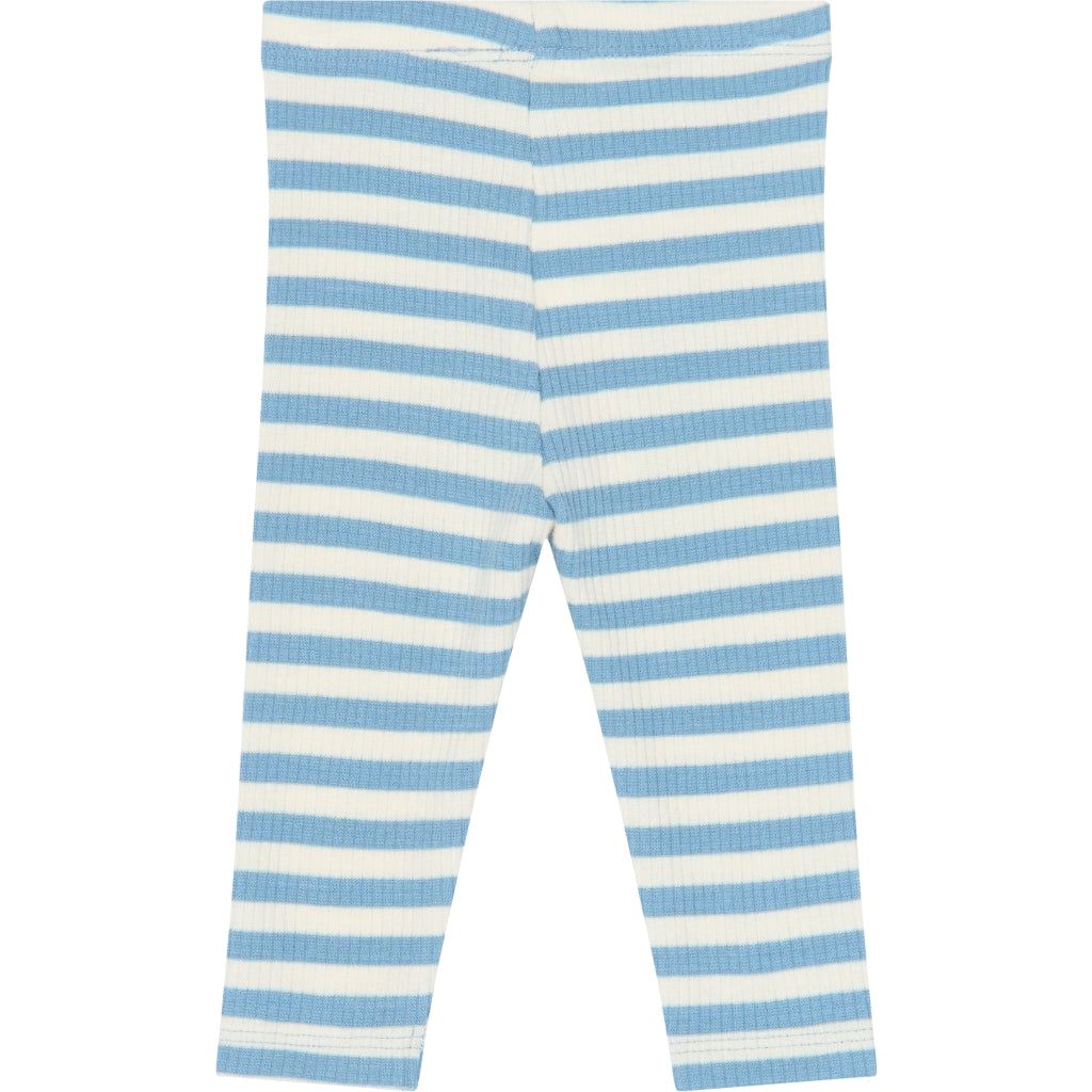 THE NEW SIBLINGS TNSBFro Rib Leggings Leggings Ashley Blue Striped