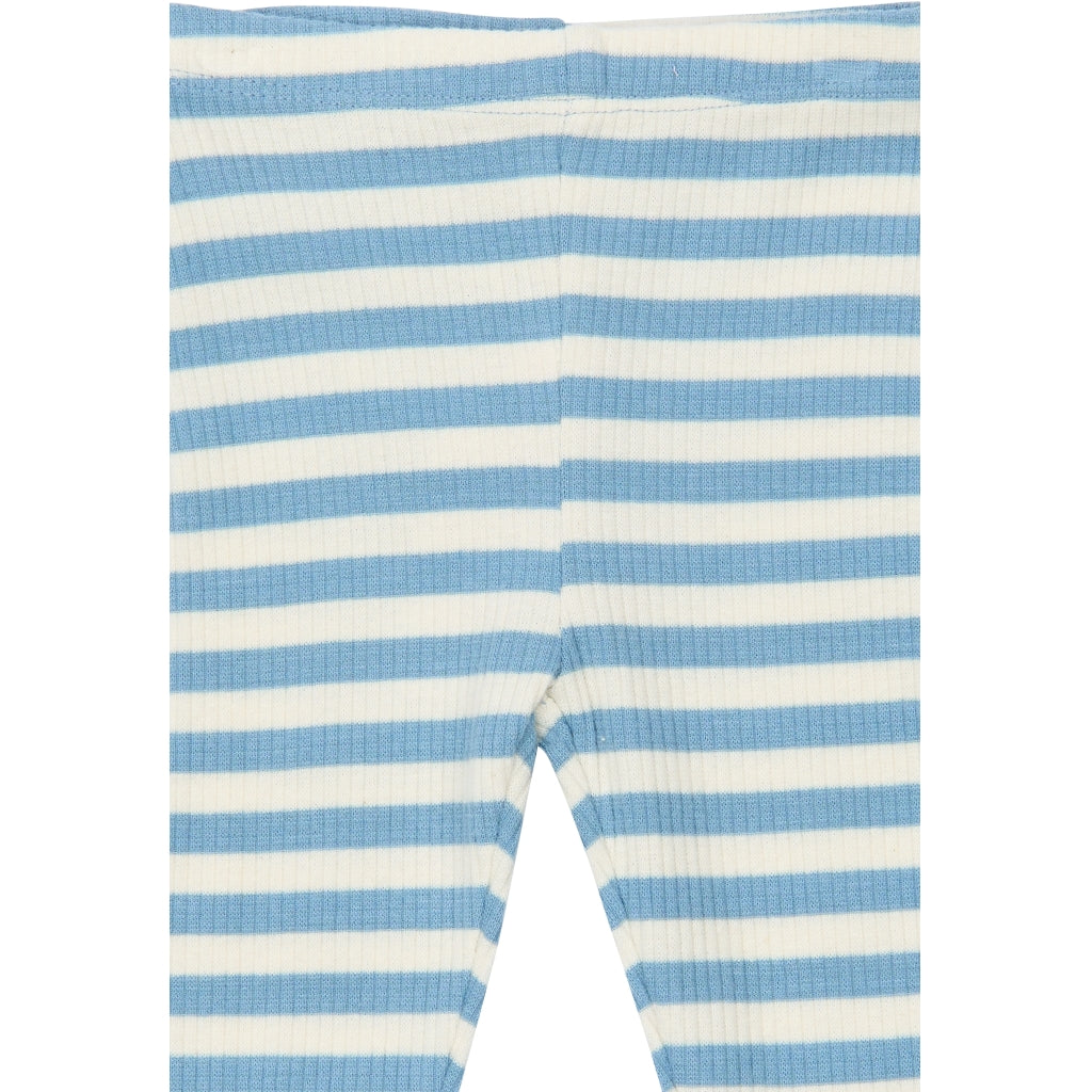 THE NEW SIBLINGS TNSBFro Rib Leggings Leggings Ashley Blue Striped