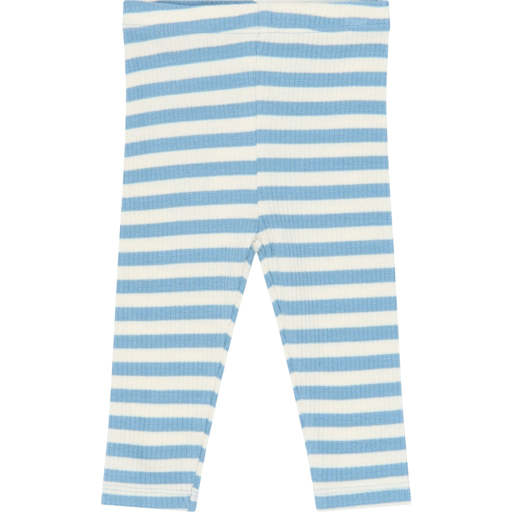 THE NEW SIBLINGS TNSBFro Rib Leggings Leggings Ashley Blue Striped