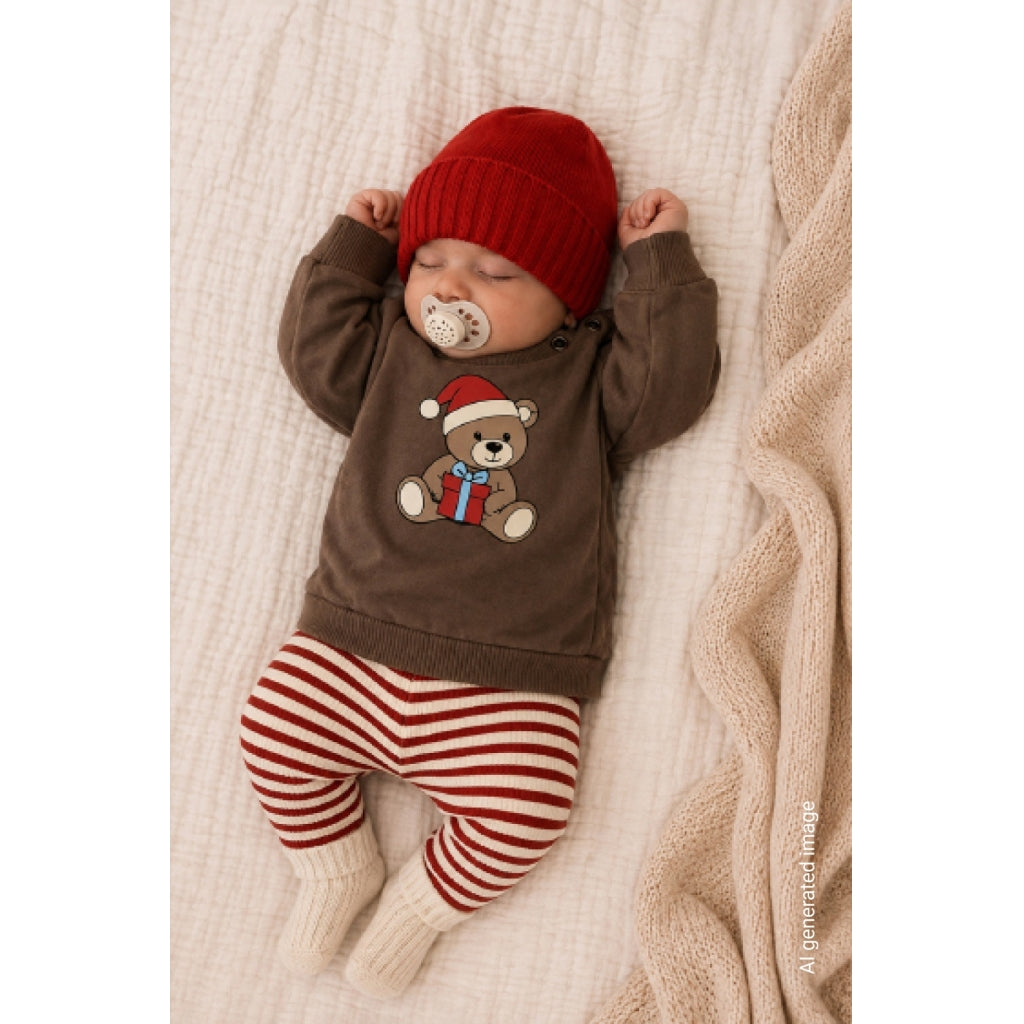 THE NEW SIBLINGS TNSBFro Rib Leggings Leggings Rio Red Striped TN