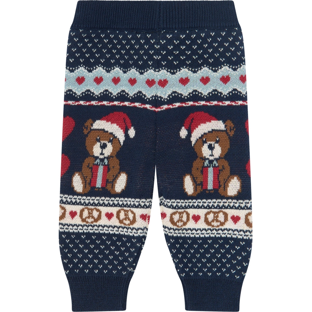 THE NEW SIBLINGS TNSBHoliday Jacquard Bukser Strik Multi Colour