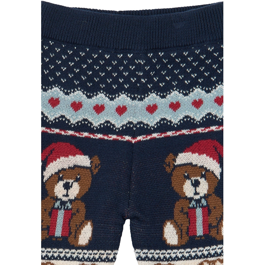 THE NEW SIBLINGS TNSBHoliday Jacquard Bukser Strik Multi Colour