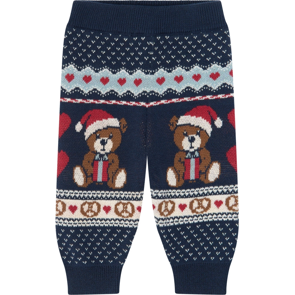 THE NEW SIBLINGS TNSBHoliday Jacquard Bukser Strik Multi Colour