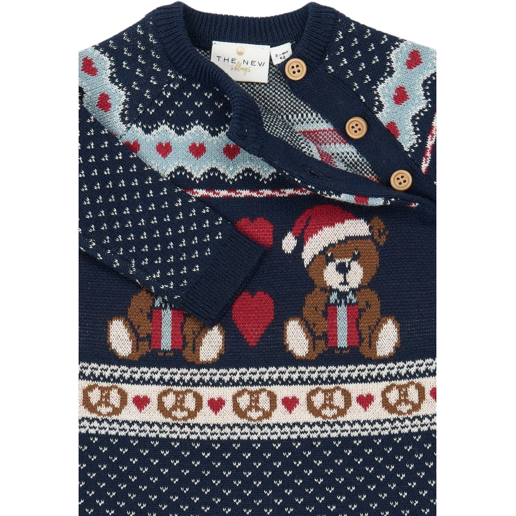THE NEW SIBLINGS TNSBHoliday Jacquard Heldragt Strik Multi Colour