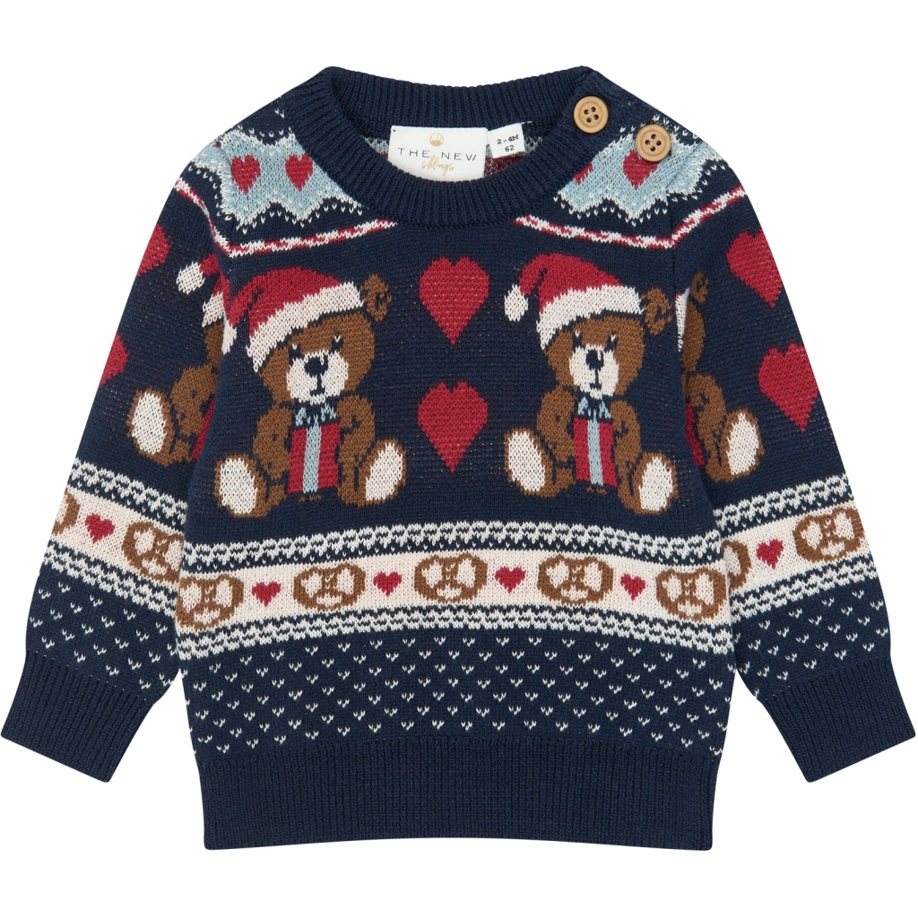 THE NEW SIBLINGS TNSBHoliday Jacquard Striktrøje Strik Multi Colour