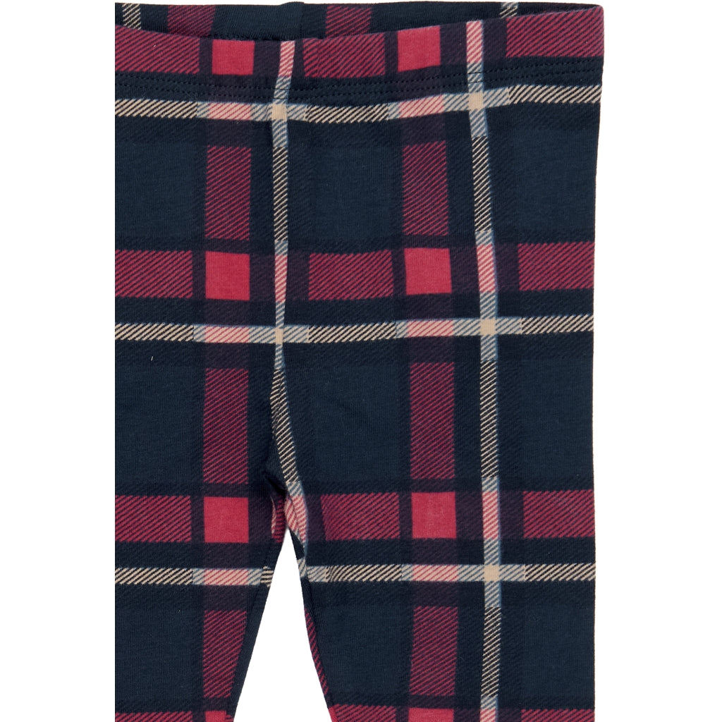 THE NEW SIBLINGS TNSBHoliday Tartan Leggings Leggings Navy Blazer Check