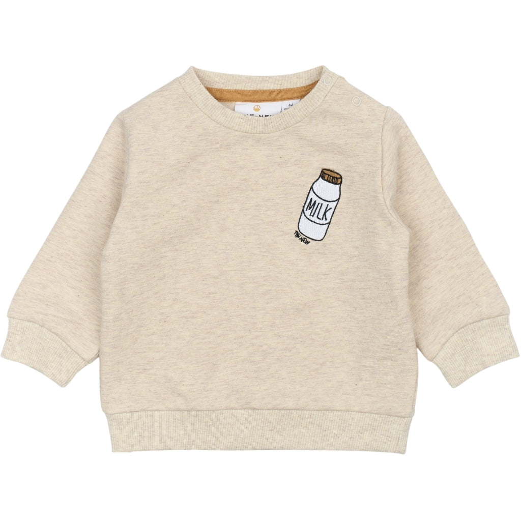 THE NEW SIBLINGS TNSBNorman Sweatshirt Sweatshirt Oatmeal Melange