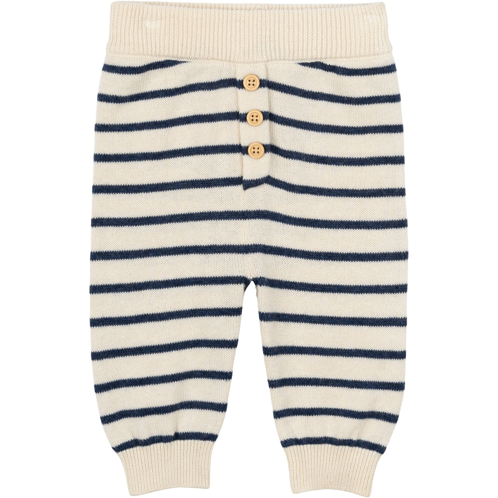 THE NEW SIBLINGS TNSBNorton Knit Bukser Strik Mood Indigo Striped