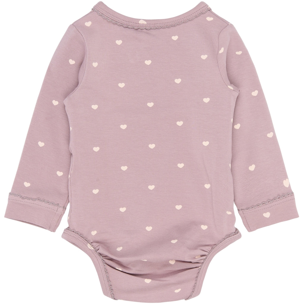 THE NEW SIBLINGS TNSBNova Langærmet Wrap Bodystocking Bodystockings Sea Fog AOP