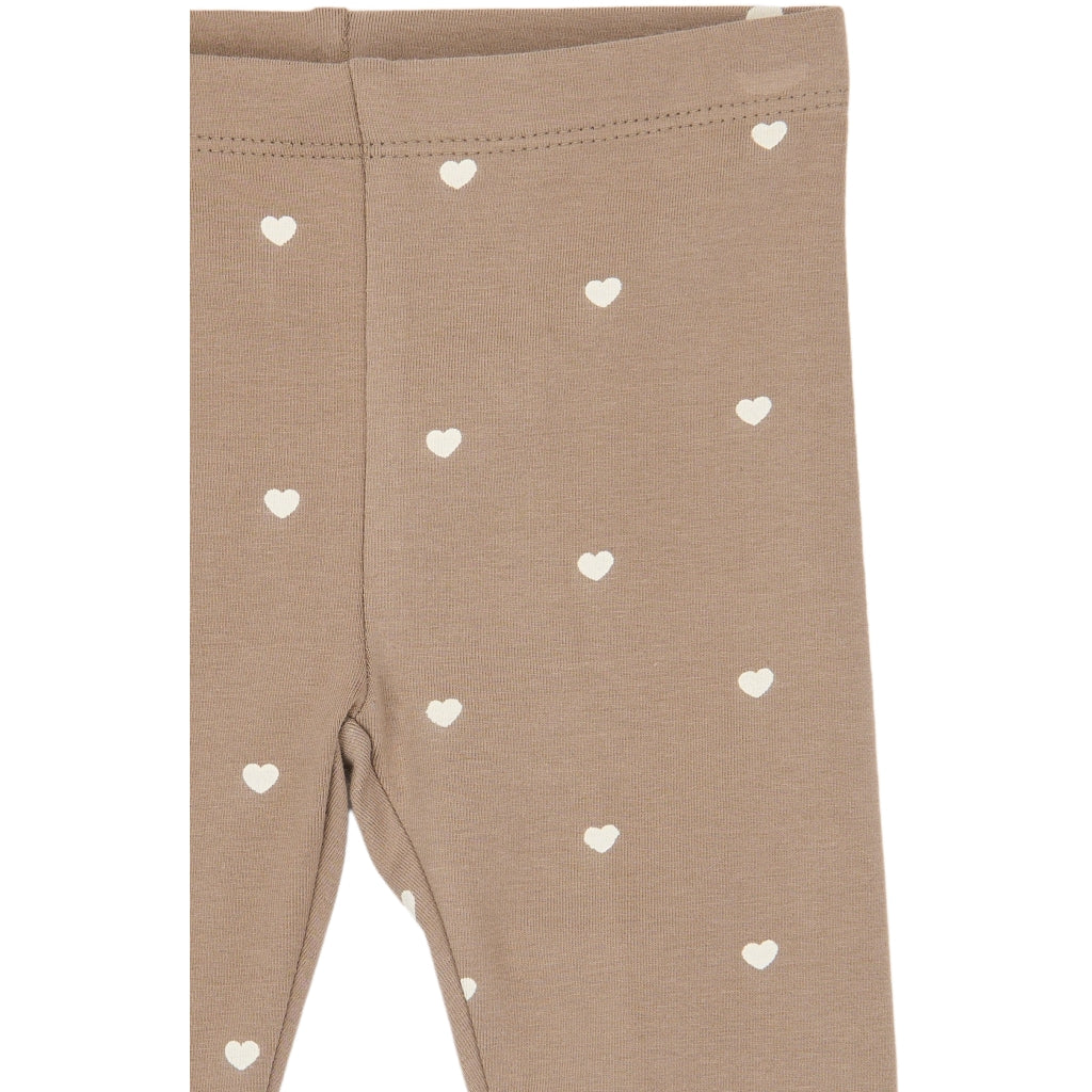 THE NEW SIBLINGS TNSBNova leggings Leggings Taupe Gray AOP TN