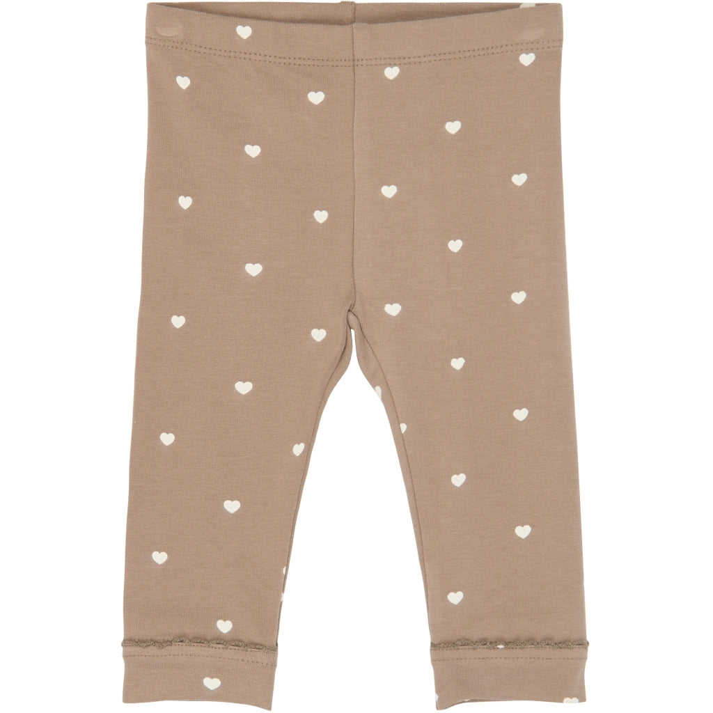 THE NEW SIBLINGS TNSBNova leggings Leggings Taupe Gray AOP TN